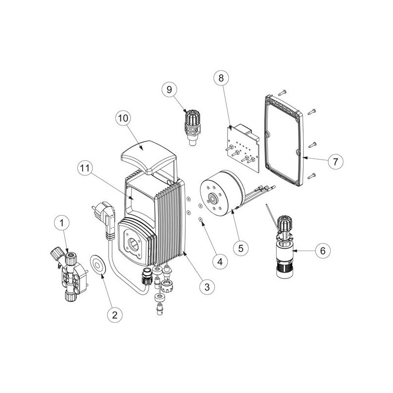 Pièces détachées Pompe doseuse PULSE (PENTAIR)