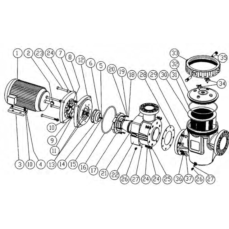 Pièces détachées Pompe HYDROSTAR PLUS