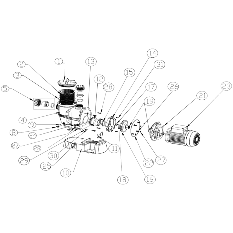 Pièces détachées Pompe LACRONITE (WATERCO, LACRON)