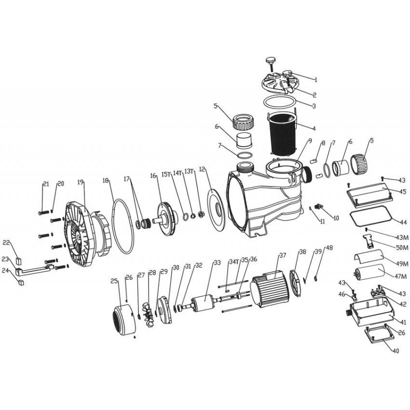 Pièces détachées Pompe MCB (ACIS, SKF)