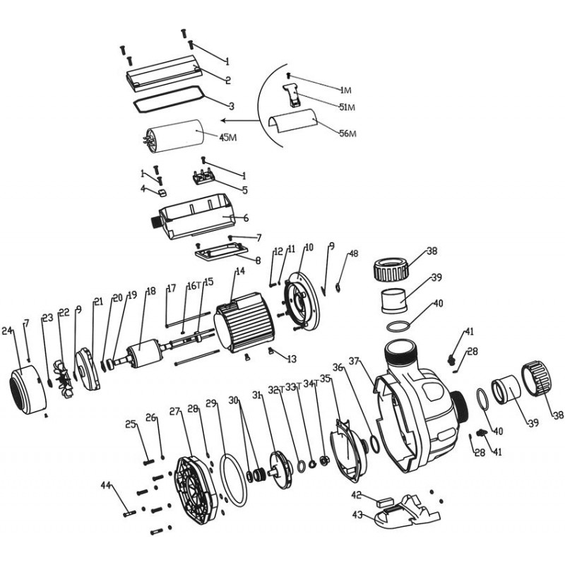 Pièces détachées Pompe MGD (ACIS, SKF)