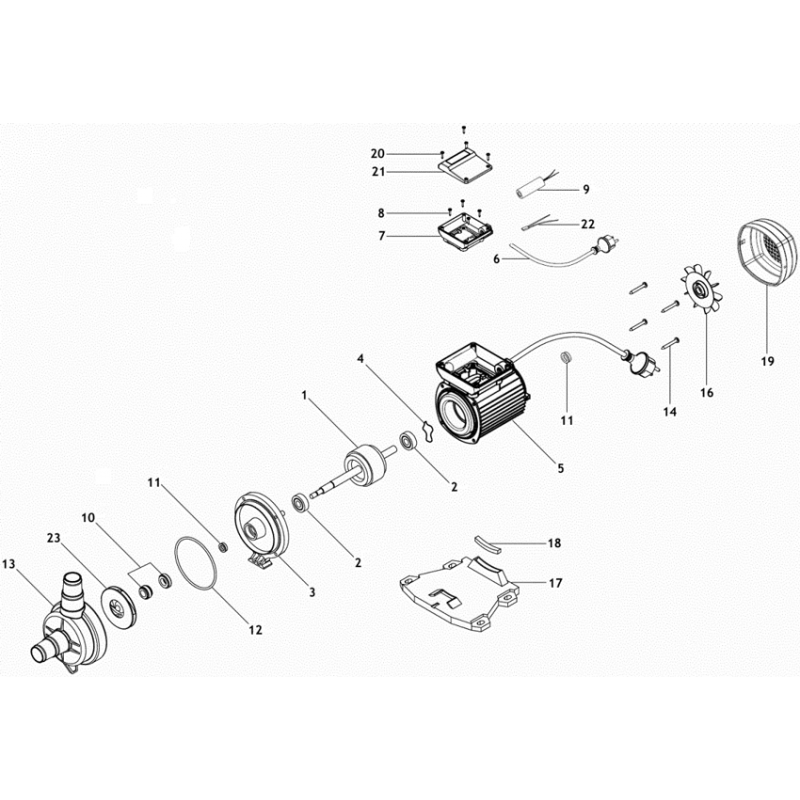 Pièces détachées Pompe NOX 20 (ESPA)