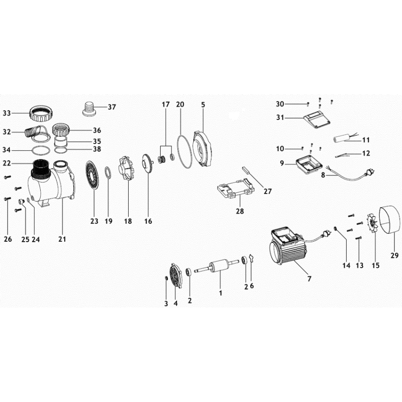 Pièces détachées Pompe NOX 25