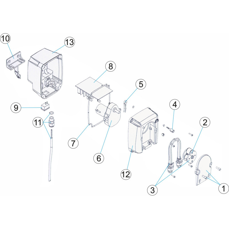 Pièces détachées Pompe péristaltique 6L/h (ASTRALPOOL)