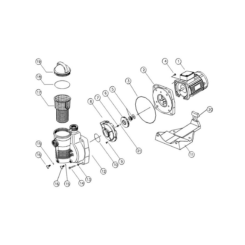 Pièces détachées Pompe PINNACLE (PENTAIR)