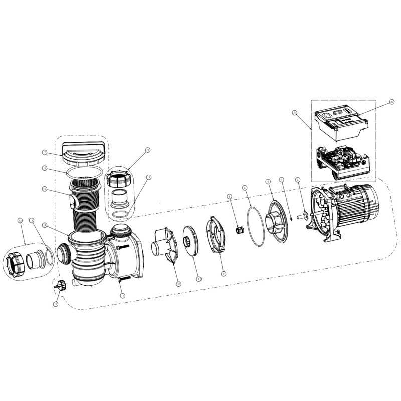 Pièces détachées Pompe SWIMMEY VSE (STA-RITE, PENTAIR)
