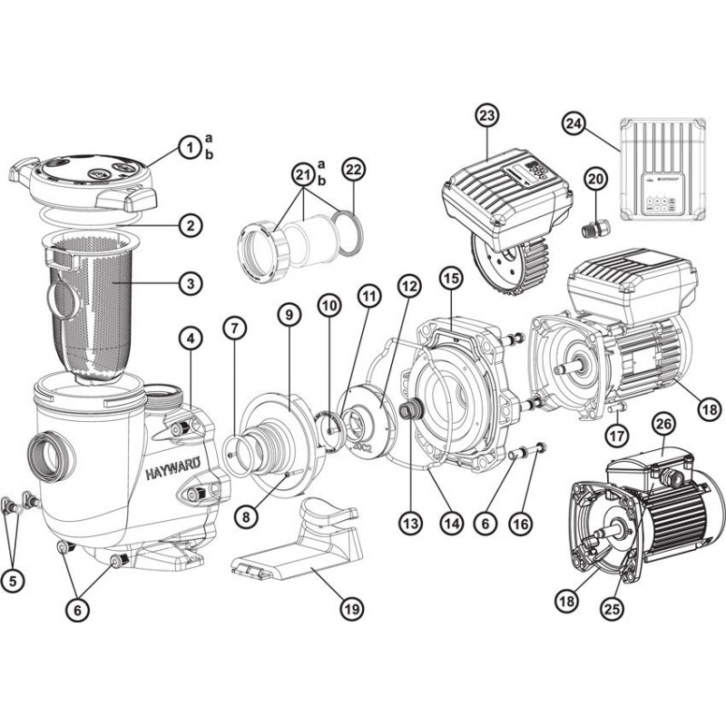 Pièces détachées Pompe TRISTAR (HAYWARD)