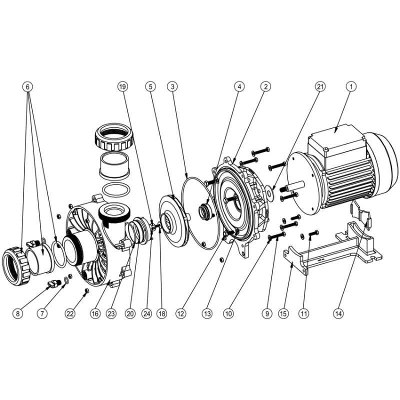 Pièces détachées Pompe TURBOFLO (WATERCO)