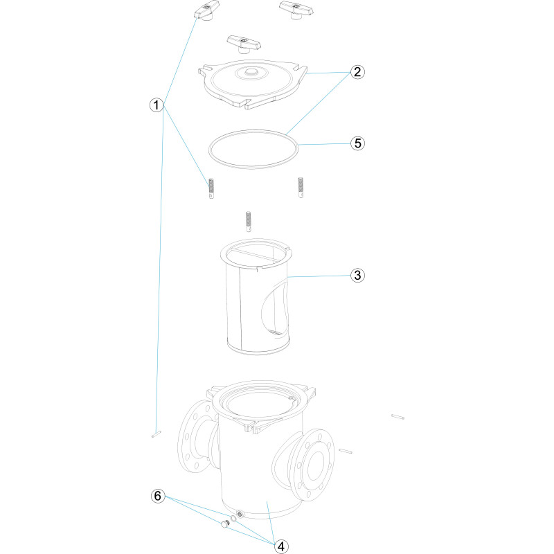 Pièces détachées Préfiltre bronze 11L (ASTRALPOOL)