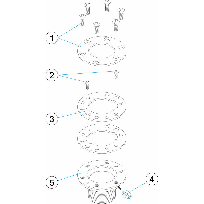 Pièces détachées Prise balai inox LINER (CERTIKIN, ASTRALPOOL)