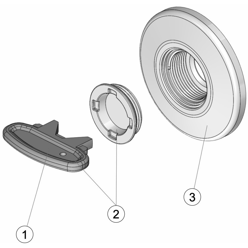 Pièces détachées Prise balai à visser 1 1/2" (ASTRALPOOL)