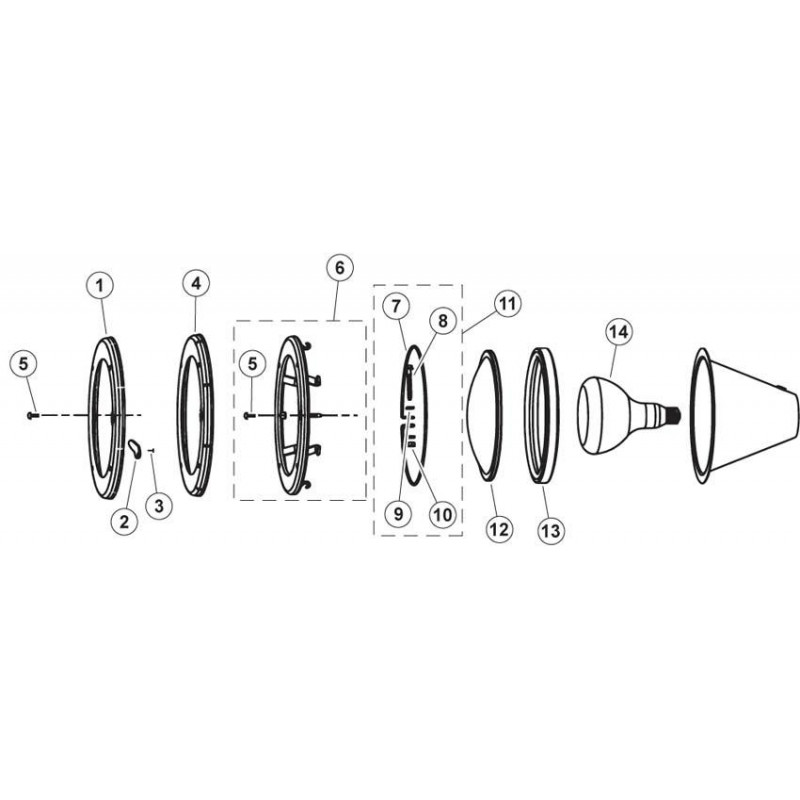 Pièces détachées Projecteur Amerlite (PENTAIR)