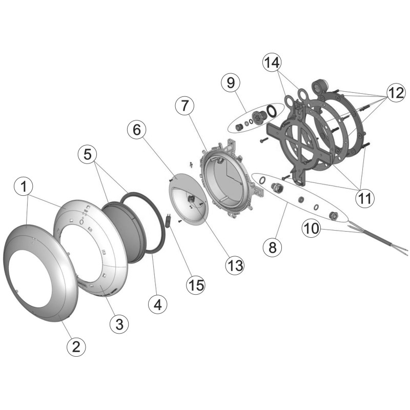 Pièces détachées Projecteur EXTRA PLAT LINER/BETON (ASTRALPOOL)