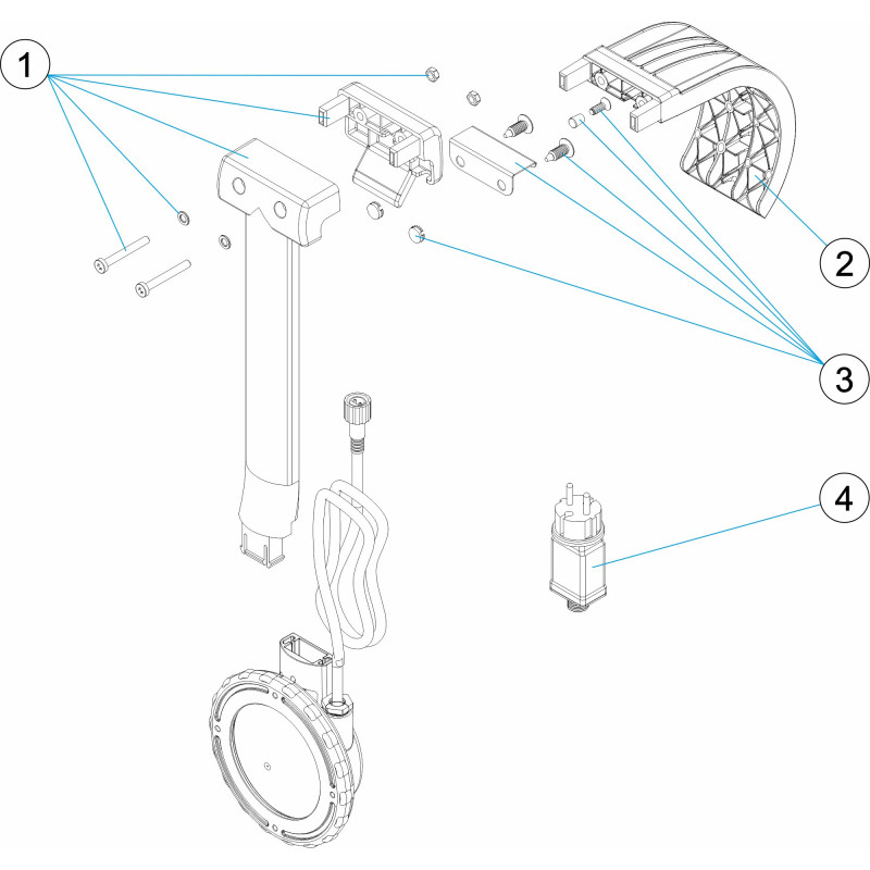 Pièces détachées Projecteur hors-sol LED (ASTRALPOOL)