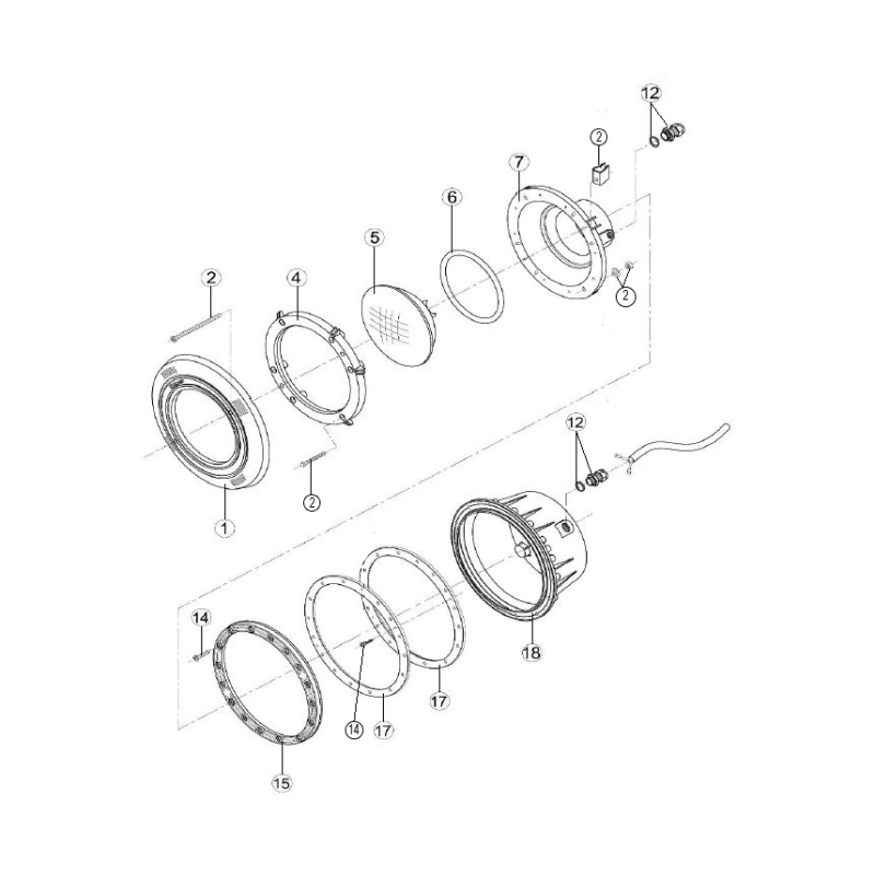 Pièces détachées Projecteur Led (KRIPSOL)