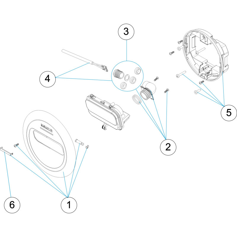 Pièces détachées Projecteur LUMIPLUS DESIGN (ASTRALPOOL)