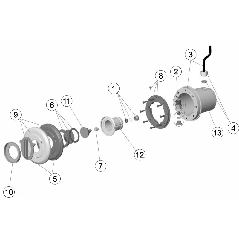 Pièces détachées Projecteur MINI BETON (ASTRALPOOL)