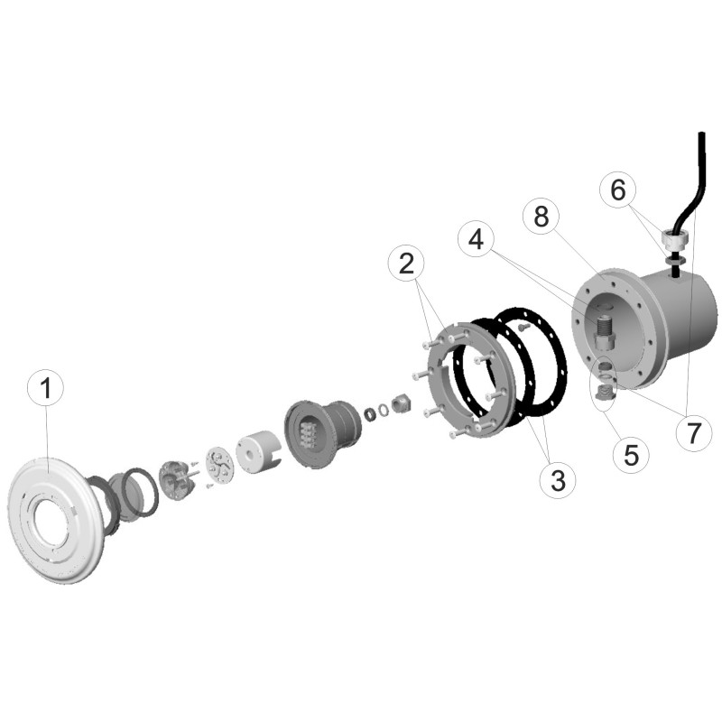 Pièces détachées Projecteur MINI laiton avec inserts