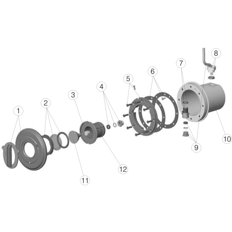 Pièces détachées Projecteur MINI laiton sans inserts (ASTRALPOOL)