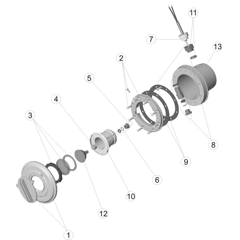 Pièces détachées Projecteur MINI PRÉFABRIQUÉ (ASTRALPOOL)