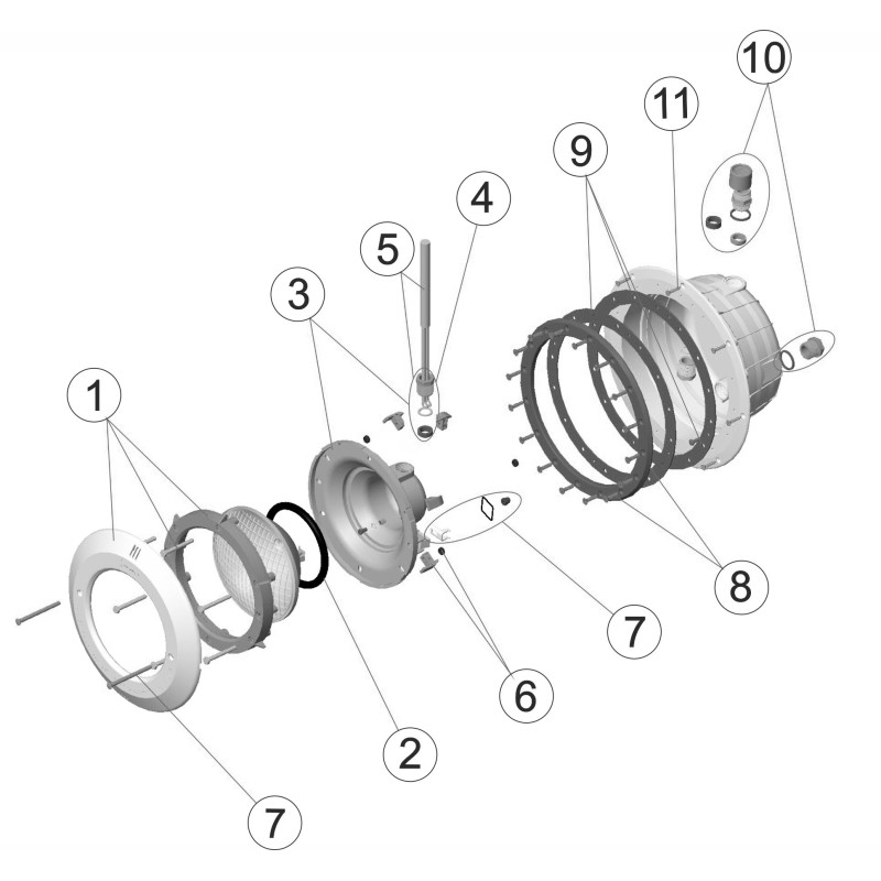 Pièces détachées Projecteur parker LINER