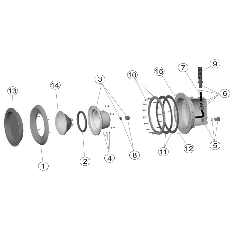 Pièces détachées Projecteur pour panneaux ancien modèle