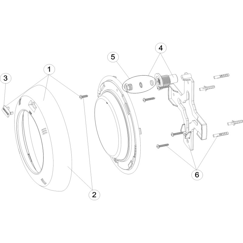 Pièces détachées Projecteur S-LIM BETON (ASTRALPOOL)