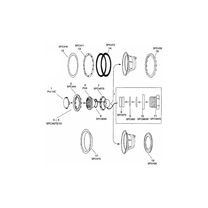 Pièces détachées Projecteur