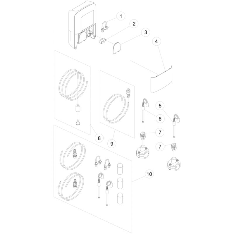 Pièces détachées Régulateur AUTOMATIC PH, CL (BAYROL)