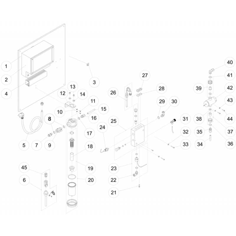 Pièces détachées Régulateur COMPACT CONTROLLER (BAYROL)