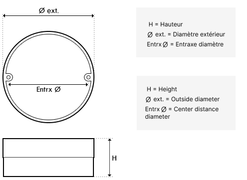 Dimensions pour Guide Ecumeur flottant skimmer (CERTIKIN)