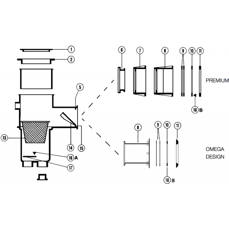 Pièces détachées pour Skimmer COFIES