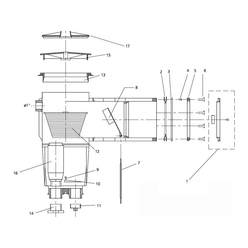 Pièces détachées Skimmer GM 420x205 - PM 280x205