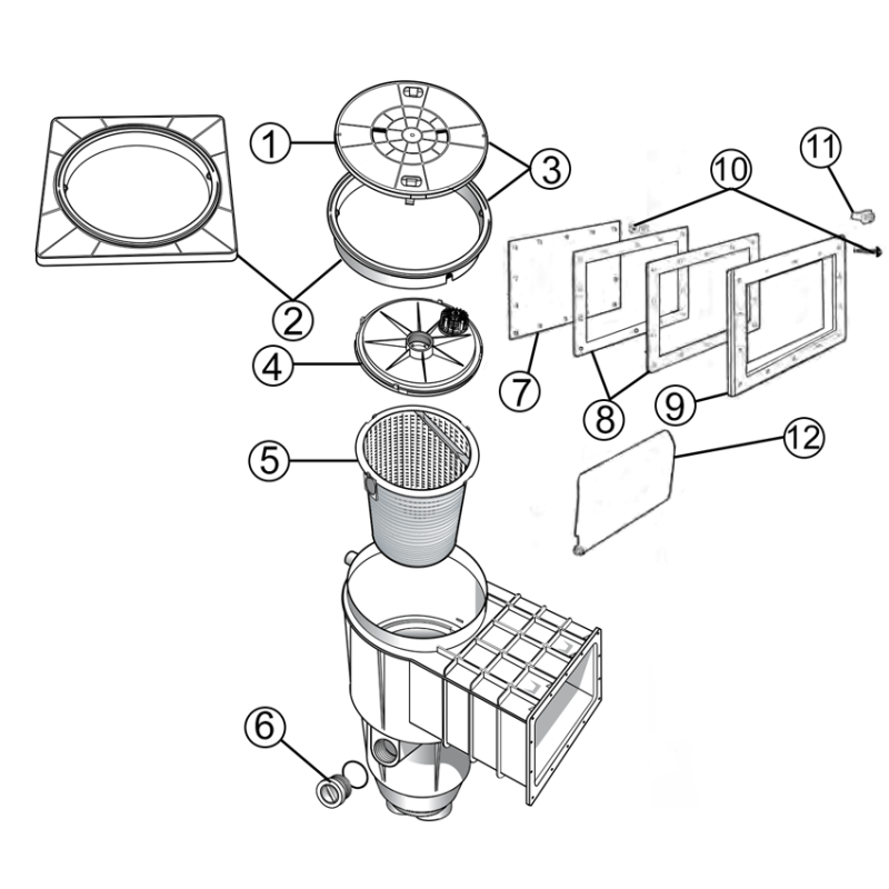 Pièces détachées pour Skimmer SUPASKIMMER, FULFLO