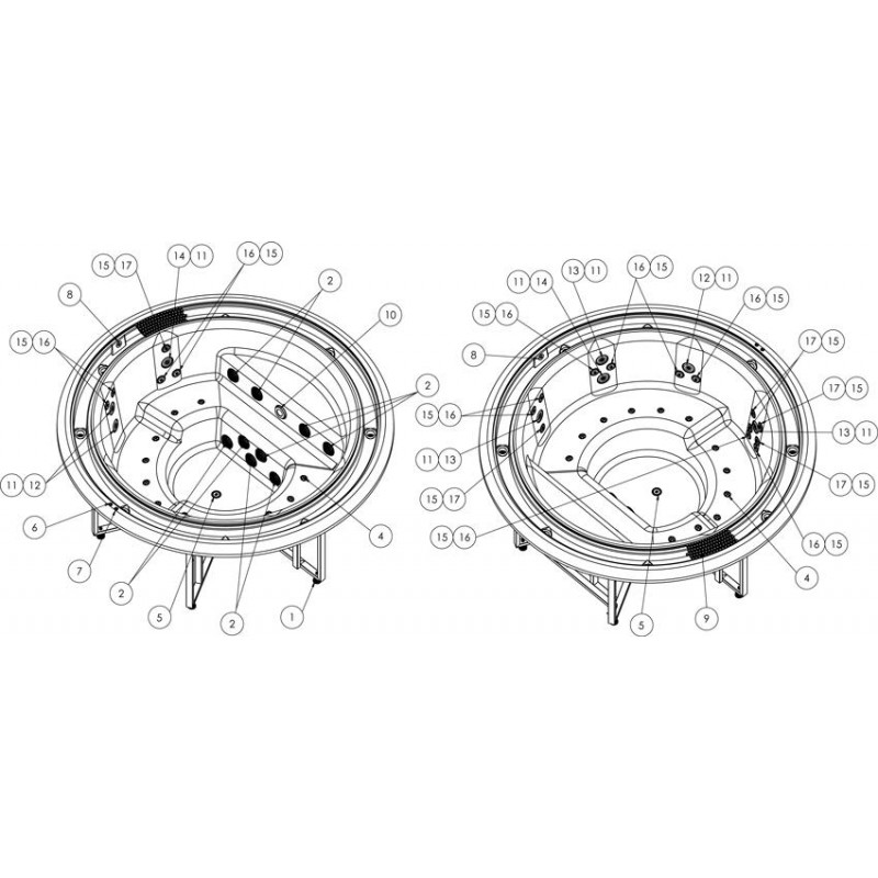 Pièces détachées pour Spa MIRAGE 40