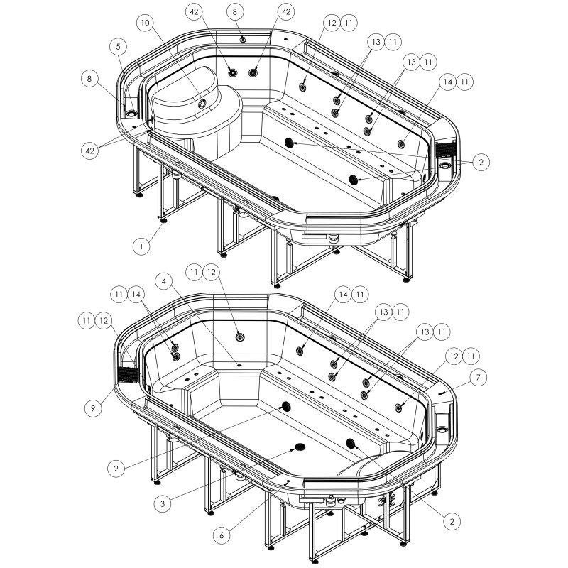 Pièces détachées pour Spa OLYMPIA