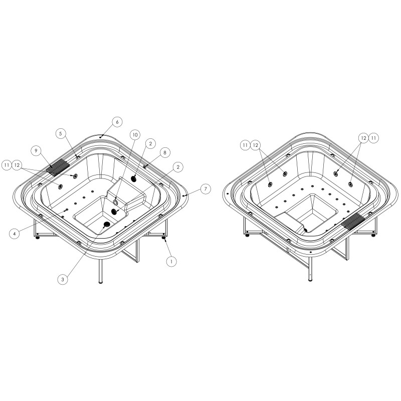 Pièces détachées pour Spa VENECIA