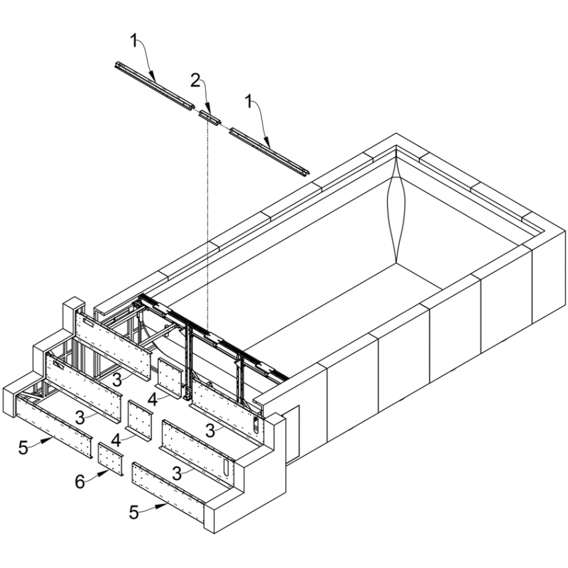 Pièces détachées Structure piscine YACHT 3m (LAGHETTO)