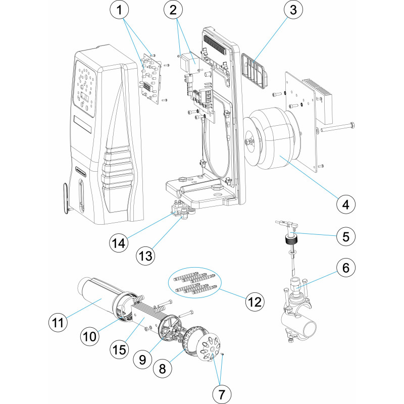 Pièces détachées Système électrolyse SMART PLUS (ASTRALPOOL, CERTIKIN)