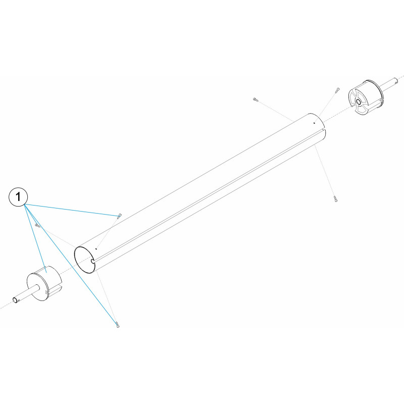 Pièces détachées Tuyau d'enrouleur 4,5 à 6,6 m (ASTRALPOOL)