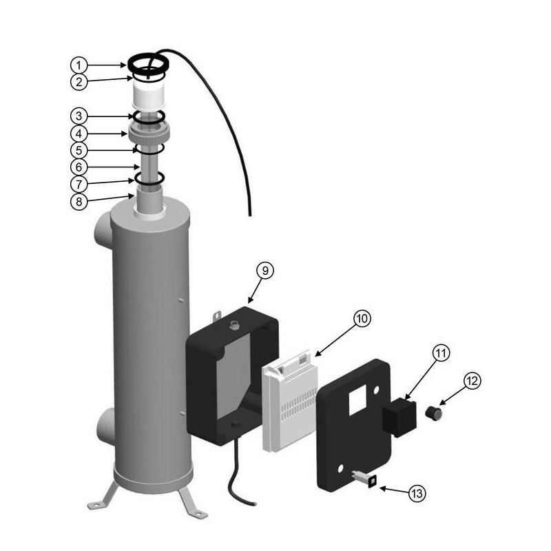 Pièces détachées pour appareil à UV INOX - SUNEO (UV RER)