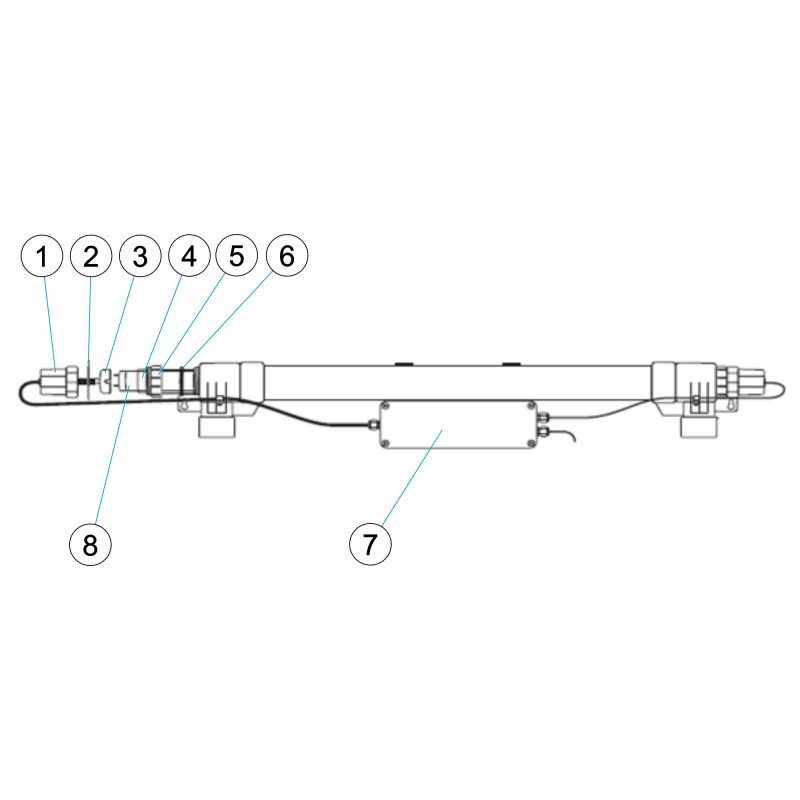 Pièces détachées pour traitement UV LYRIOX UV-C 30W, 55W, 75W (ASTRALPOOL)