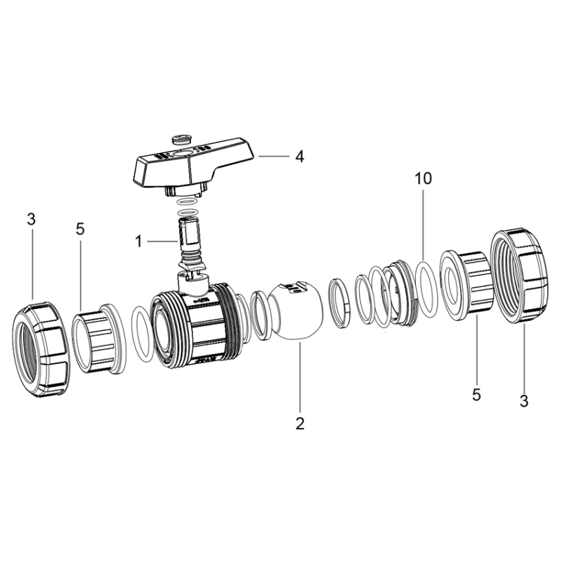 Pièces détachées Vanne Ø 50 e-QUA - PN12 (CEPEX)