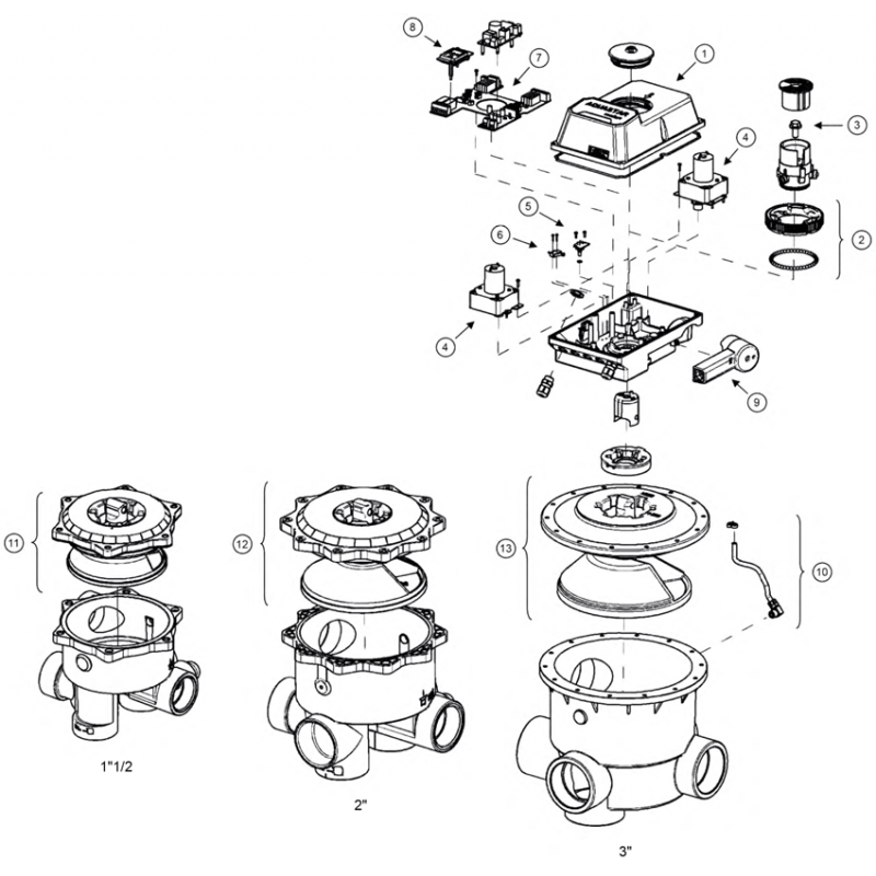 Pièces détachées Vanne automatique AQUASTAR Comfort (PERAQUA PRAHER)