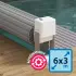 Volet hors sol automatique 6 x 3m Pool Swift évolutif