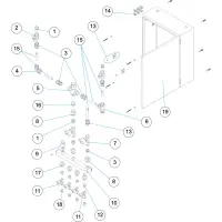 Pièces détachées pour Boîtier hydraulique 4 sorties