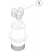 Pièces détachées Boitier de connexion 3 arrivées