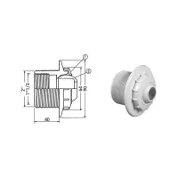 Pièces détachées Buse COFIES Orientable béton 2' - 1'1-2 (HAYWARD)