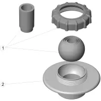 Pièces détachées Buse de refoulement Ø50 (ASTRALPOOL)