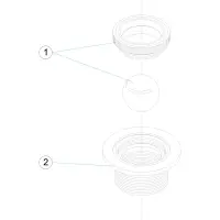 Pièces détachées Buse de refoulement avec coupe directionnelle (ASTRALPOOL)